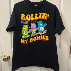 Care Bears Black Tee Shirt